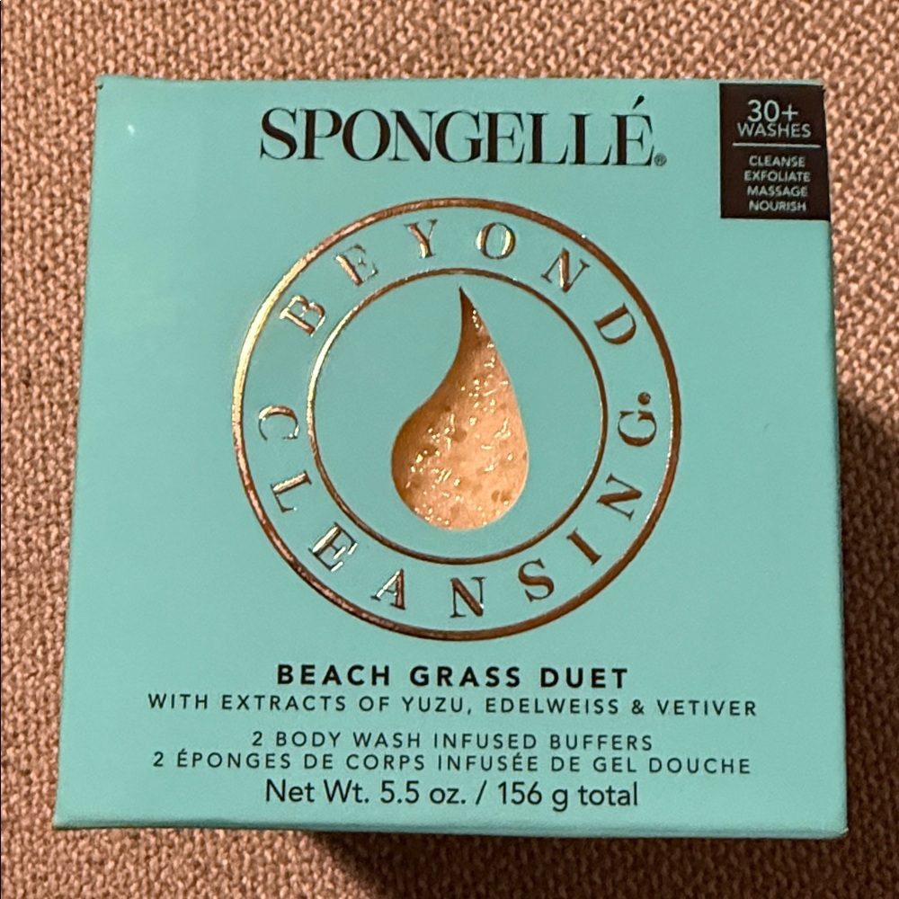 Spongellé Beach Grass Duet Body Wash Infused Buffers 2